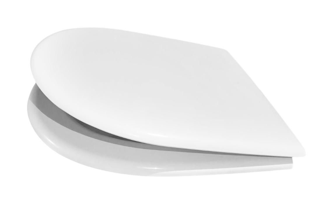 Capac WC polipropilen, universal (alb), cu fixare din plastic, 355х428 mm СП3  SOLOPLAST