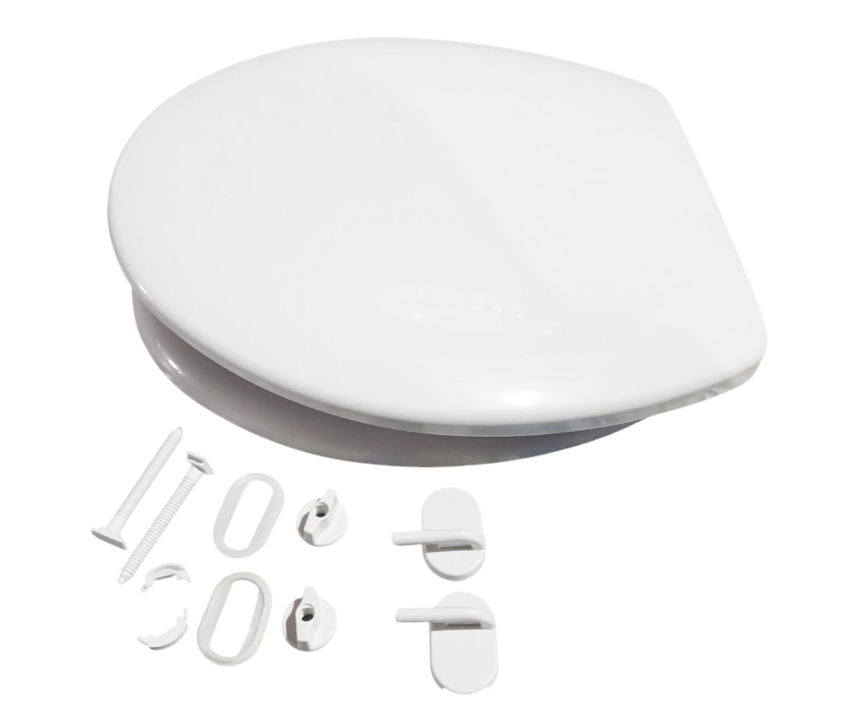Capac WC polipropilen, universal (alba), 372х425 mm  СП1  SOLOPLAST
