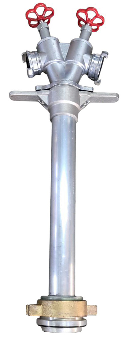 Adaptor dublu pentru hidrant antiinc D. 100 GOST 2x50