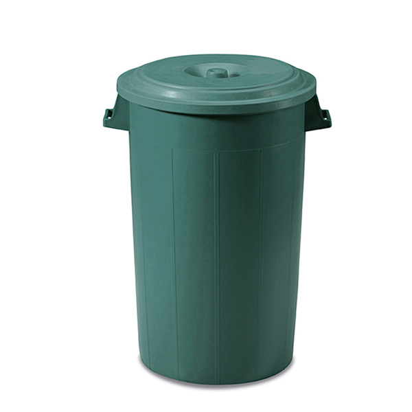 Cos plastic fara capac pentru deseurilor 120 L (verde azuriu)  STP