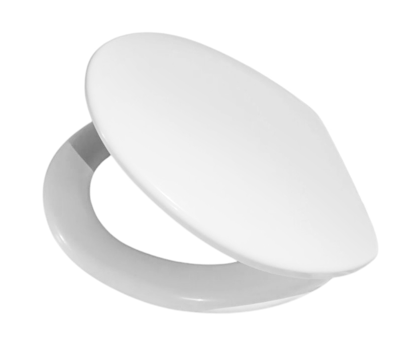 Capac WC polipropilen, universal (alb), cu microlift, 372х425 mm СП1-Д  SOLOPLAST