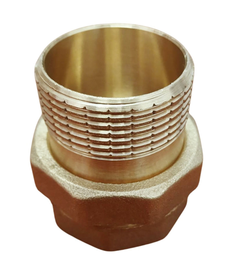 Гайка накидная D. 1.1/4" П/М бронзовая D (Б0841А)
