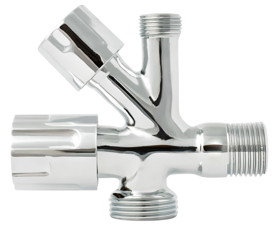 Robinet coltar cu ventil 1/2"x3/4"x3/8" SSZ-03  STYRON
