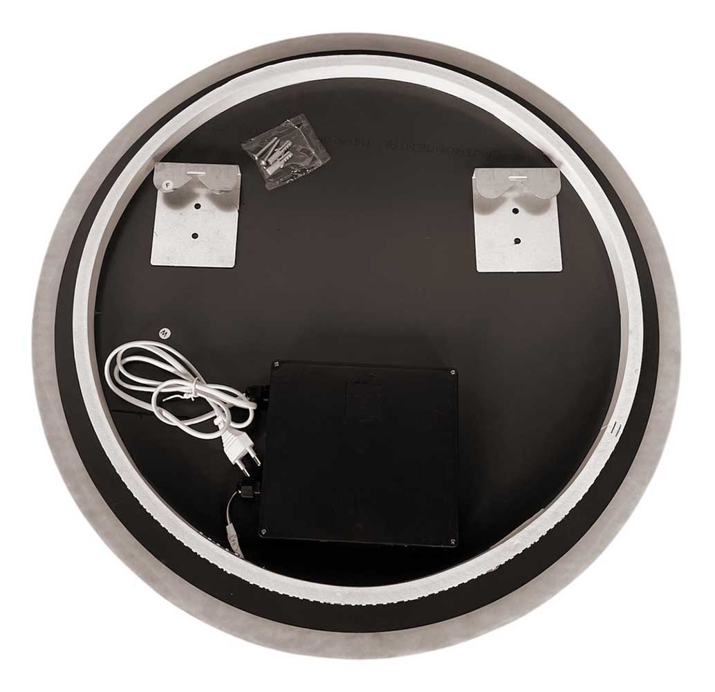 Oglinda pentru baie LED 2700/4000/6000K (rotunda cu janta) 58 x 58 cm IP44  UNIPLAST