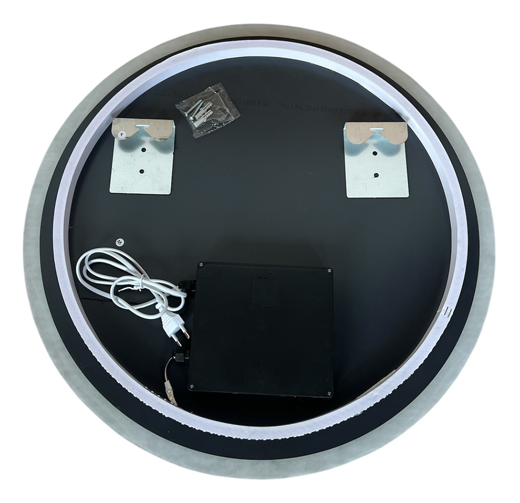 Oglinda pentru baie LED 2700/4000/6000K (rotunda cu janta) 58 x 58 cm IP44  UNIPLAST