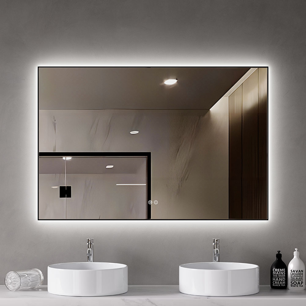 Зеркало для ванной LED 2700/4000/6000K (прямоугольное) 100 x 60 см IP44  UNIPLAST