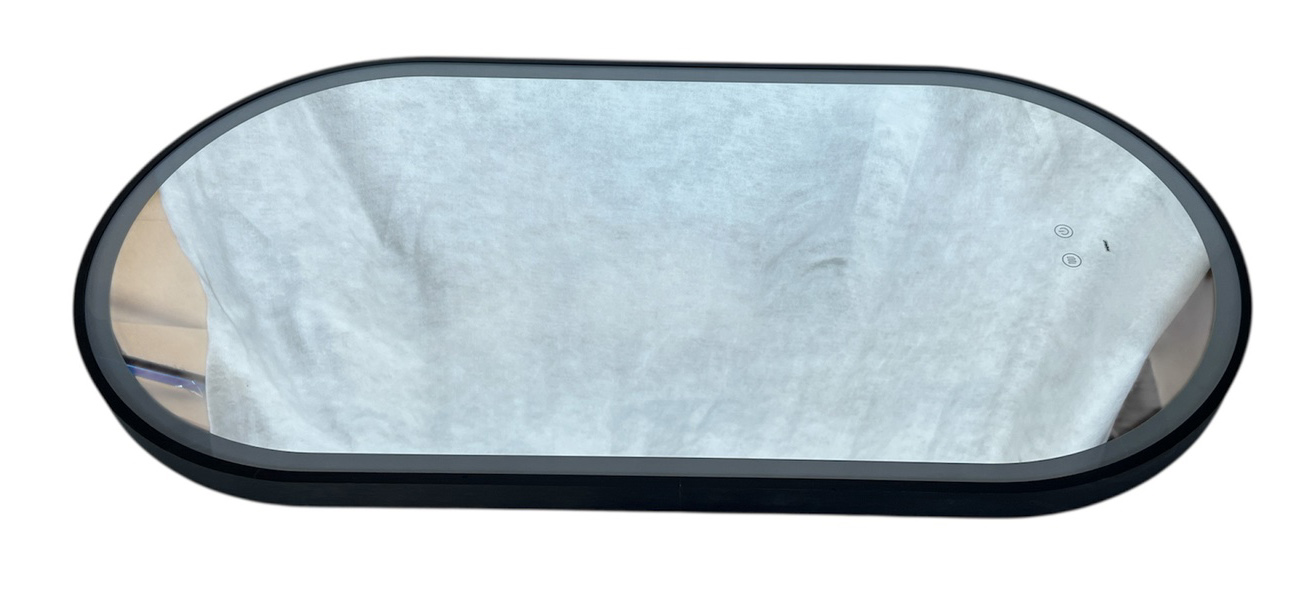 Oglinda pentru baie LED 2700/4000/6000K (dreptunghiulara cu janta) 50 x 100 cm IP44  UNIPLAST