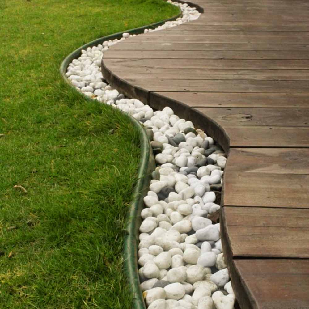 Bordura decorativa pentru gradina 110 mm x 20 mm x 10 m (verde) Unipark STANDARD  UNIPLAST