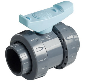 Robinet bila PVC D.  1/2" FI/FI / 16 A  SAB