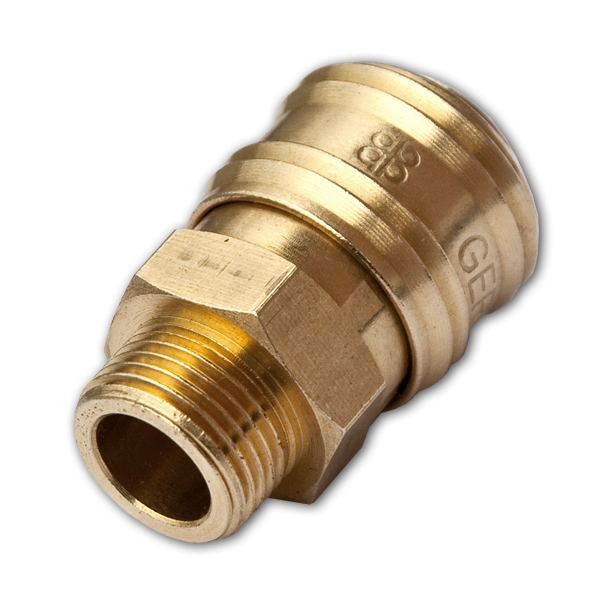 Cupla rapida universala FE D.  1/4" din alama SE2-2SM  BRADAS
