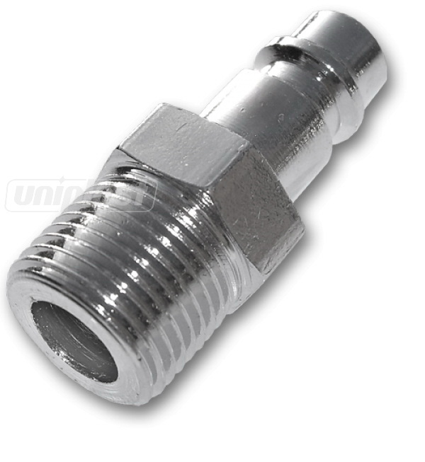 Cupla tata cu filet exterior FE D.  1/4" din otel cromat SE2-2PM/STEEL  BRADAS