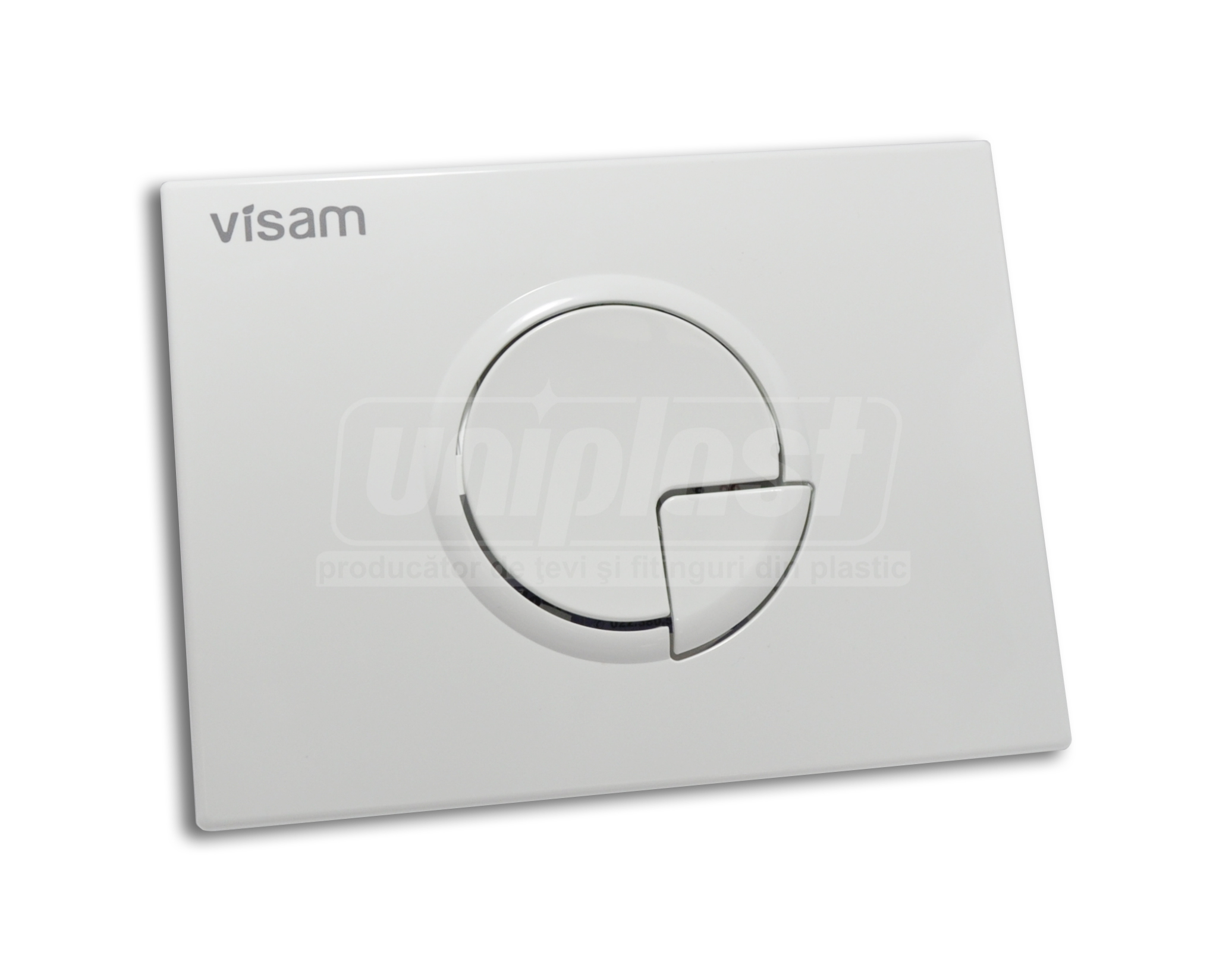 Buton actionare rezervor (incorporabil) DIDIM (alb)  VISAM