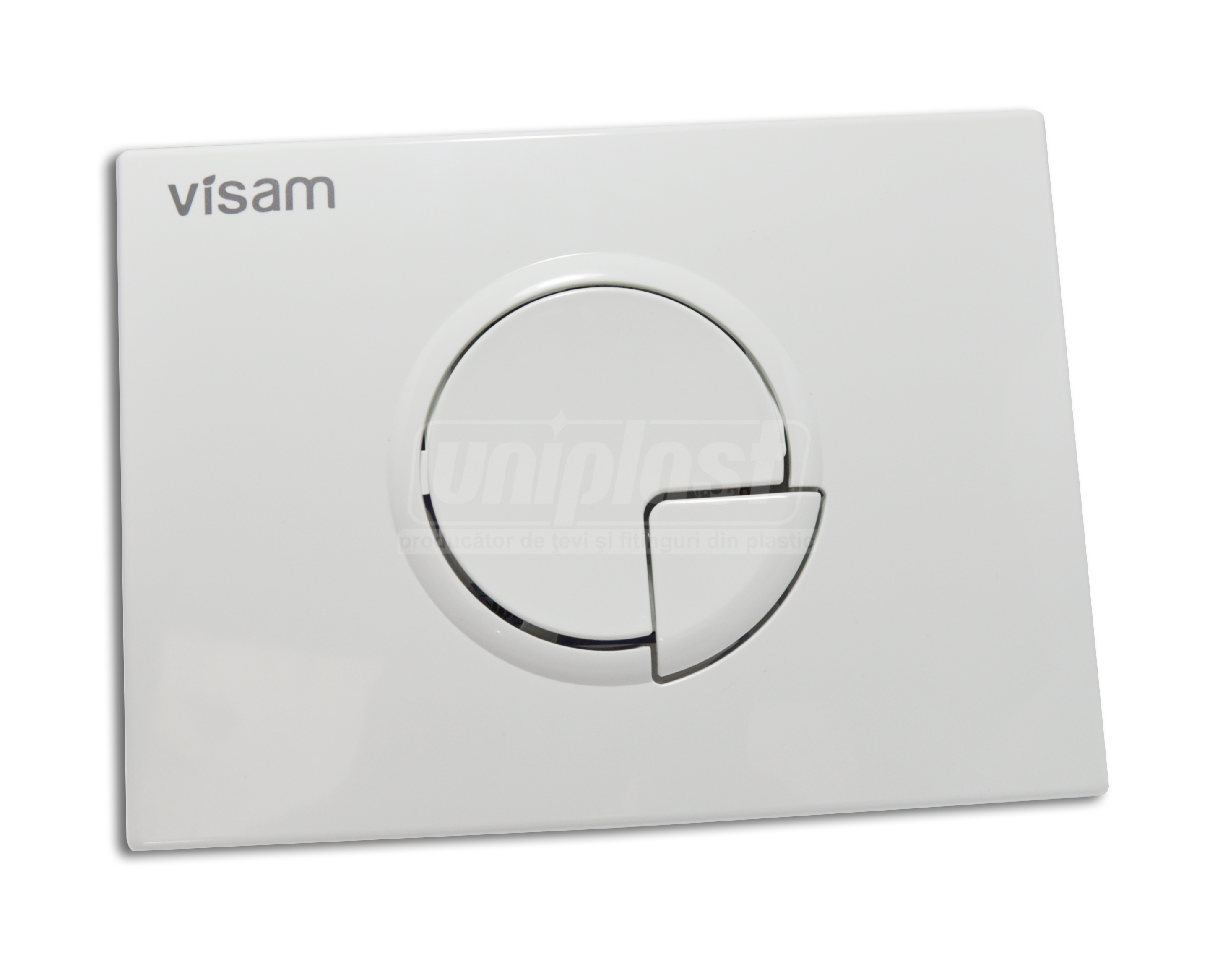 Buton actionare rezervor (incorporabil) DIDIM (alb)  VISAM