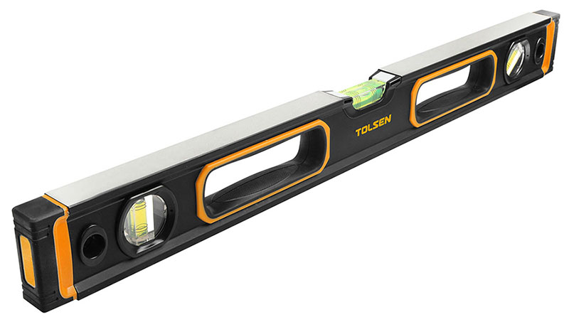 Nivela din aluminiu cu magnet  60 cm, 24" Industrial  TOLSEN