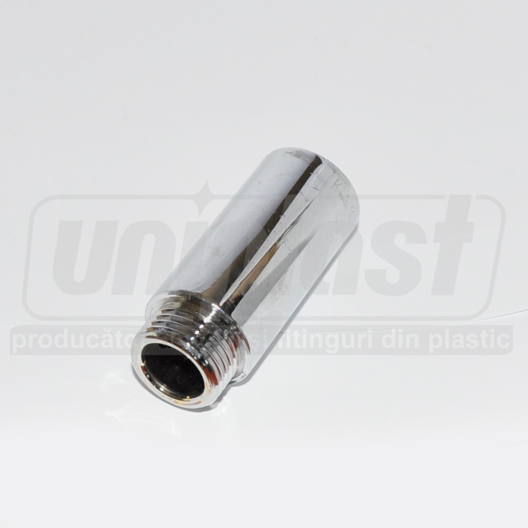 Reductie prelungitor D. 1/2" FE/FI alama nichelata 40 mm  KAS