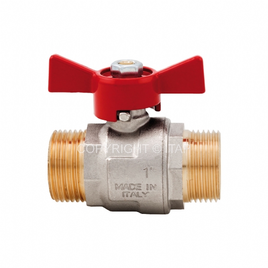 Robinet bila D.  1/2" FE/FE maner fluture PN40 "Full" (urechiusa pentru sigiliu)  ITAP