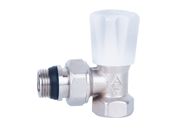Robinet calorifer coltar Tur D. 1/2" FI/FE cu garnitura  EVS