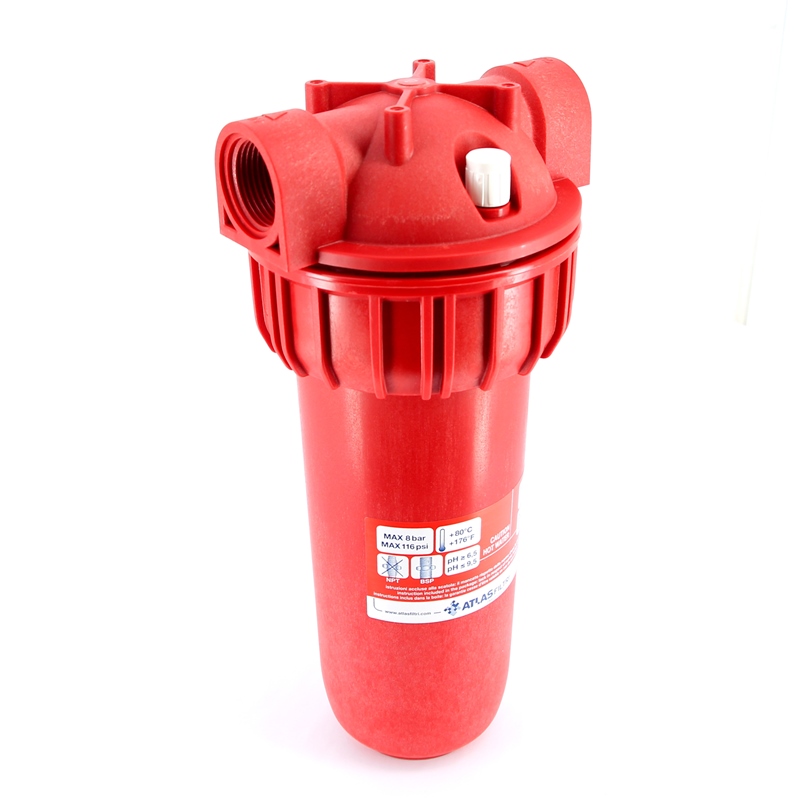 Corp filtru pentru apa calda 10" max. 80°С Senior Plus Hot 3P SX  ATLAS FILTRI