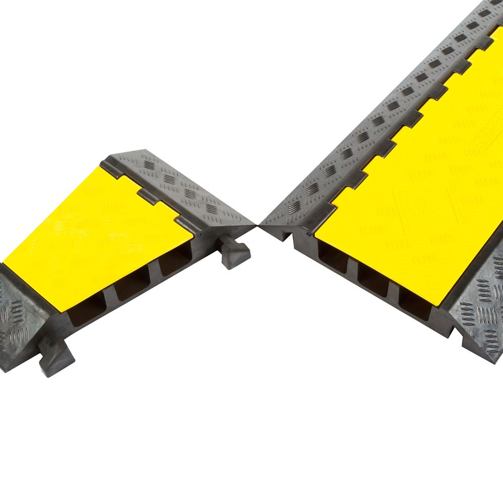 Colt pentru cablu (pod), 3 sectii, 600x600x75 mm B125 CP03