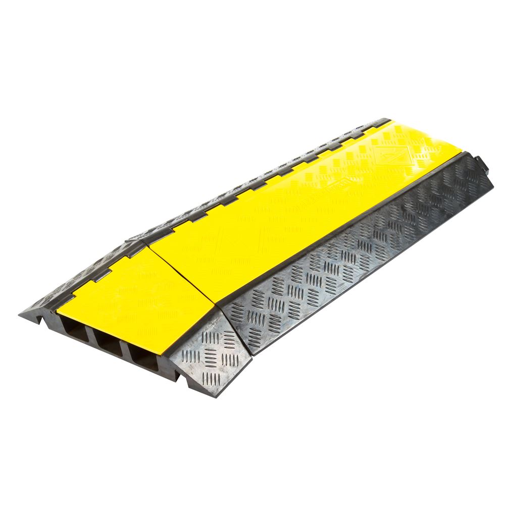 Colt pentru cablu (pod), 3 sectii, 600x600x75 mm B125 CP03