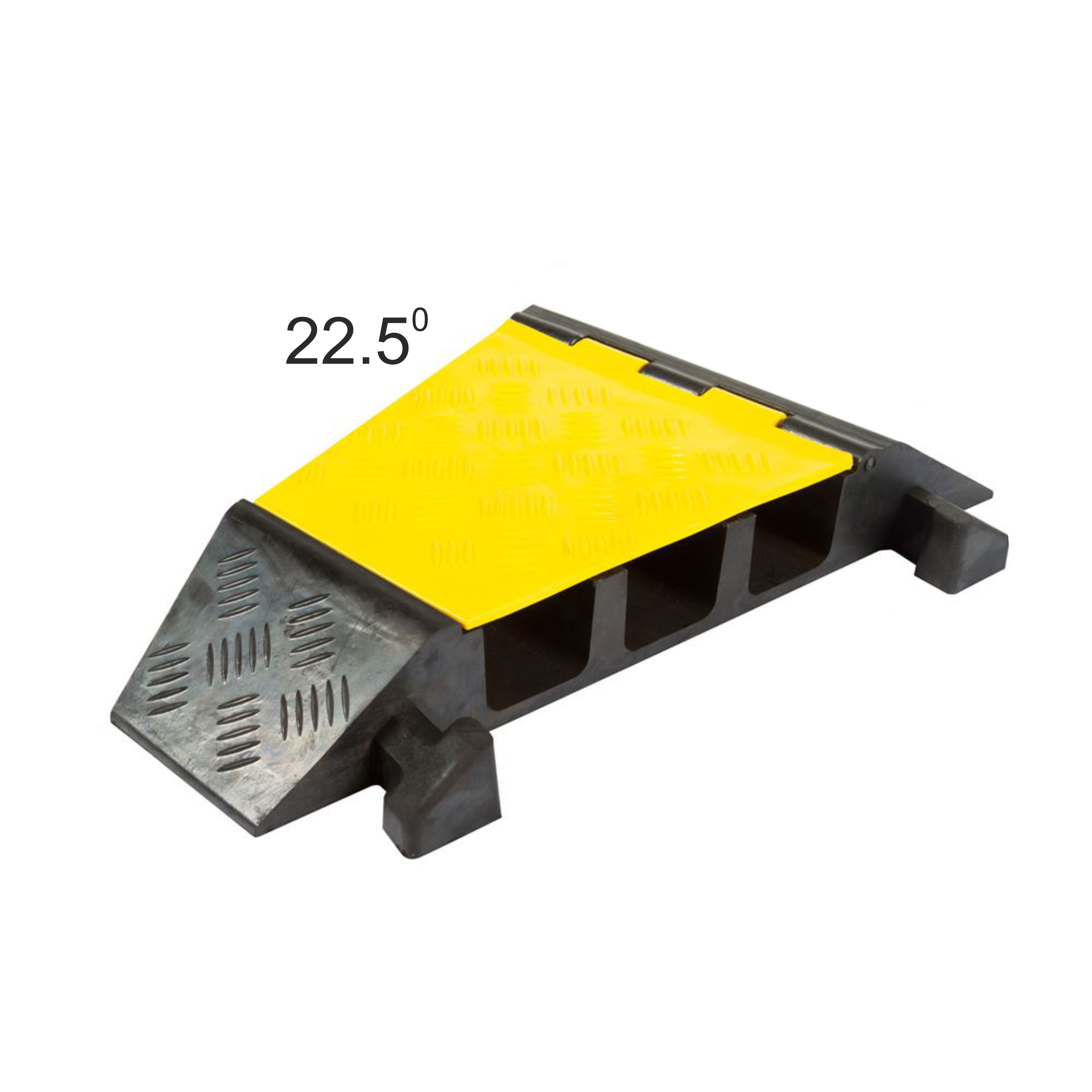 Colt pentru cablu (pod), 3 sectii, 600x600x75 mm B125 CP03
