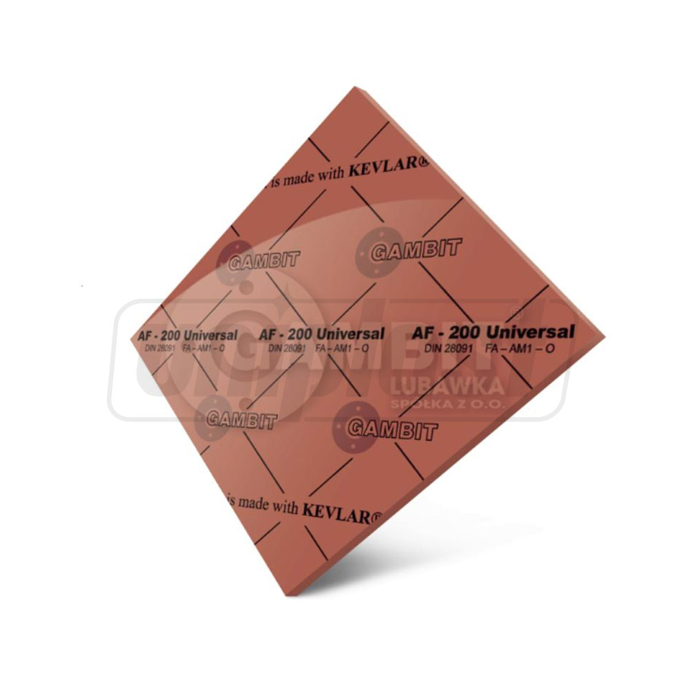 Лист уплотнительный 190 x 240 x 2 мм Gambit AF-200 UNIVERSAL
