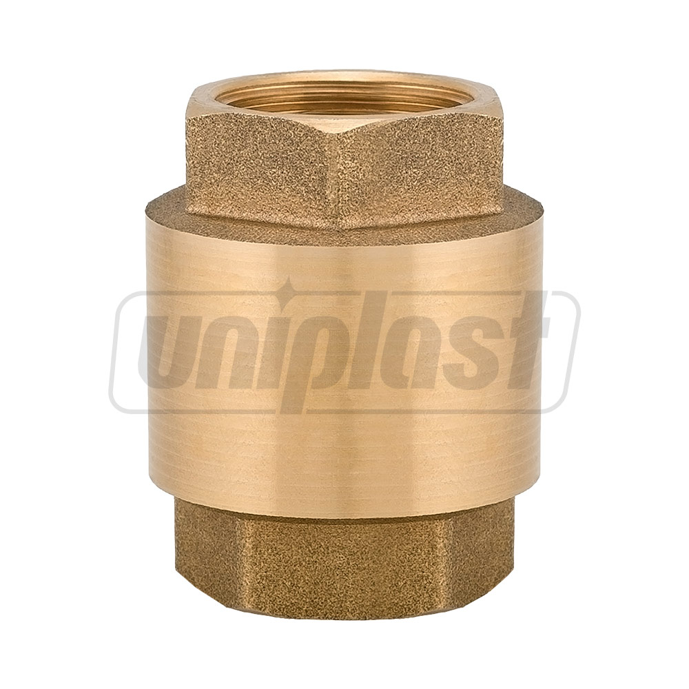 Обратный клапан пружинный D. 2.1/2" М/М бронзовый (пластиковый шток) PN8 103  ITAP