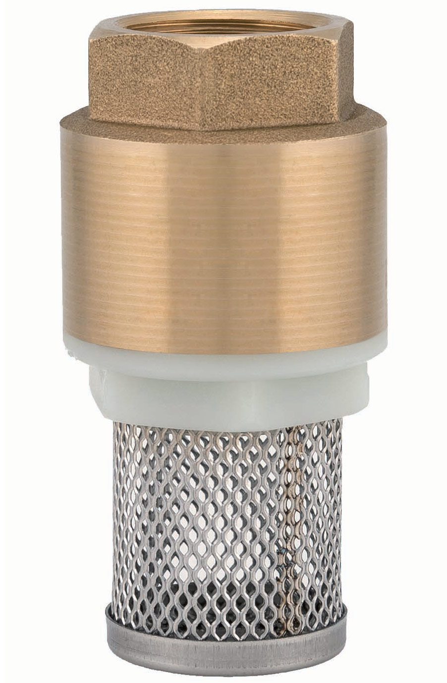 Sorb cu supapa de sens din alama cu sita inox D. 1.1/4" PN10 108  ITAP