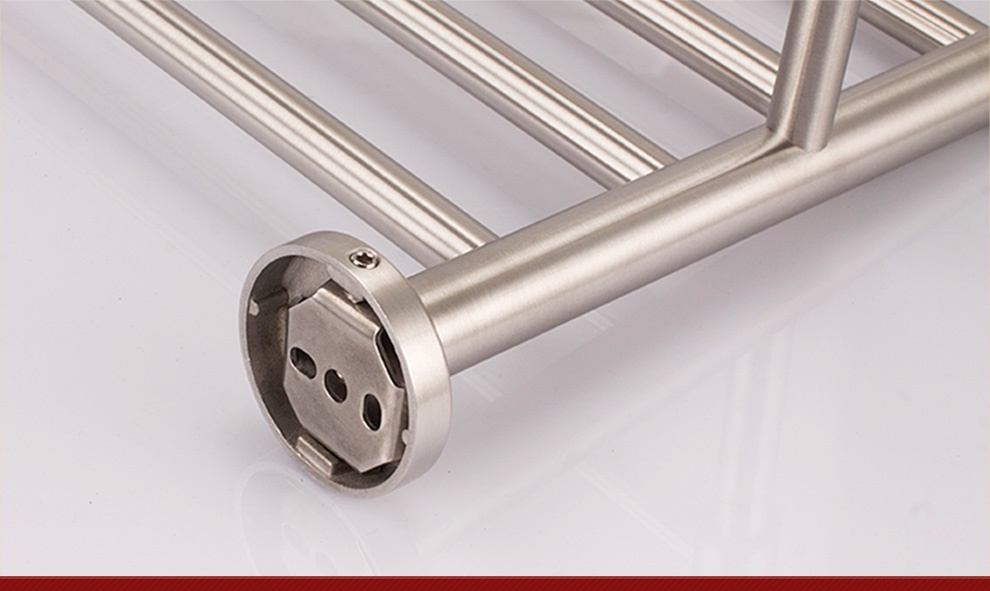 Etajera inox baie dreptunghiulara 1 nivel (58 x 20 cm)