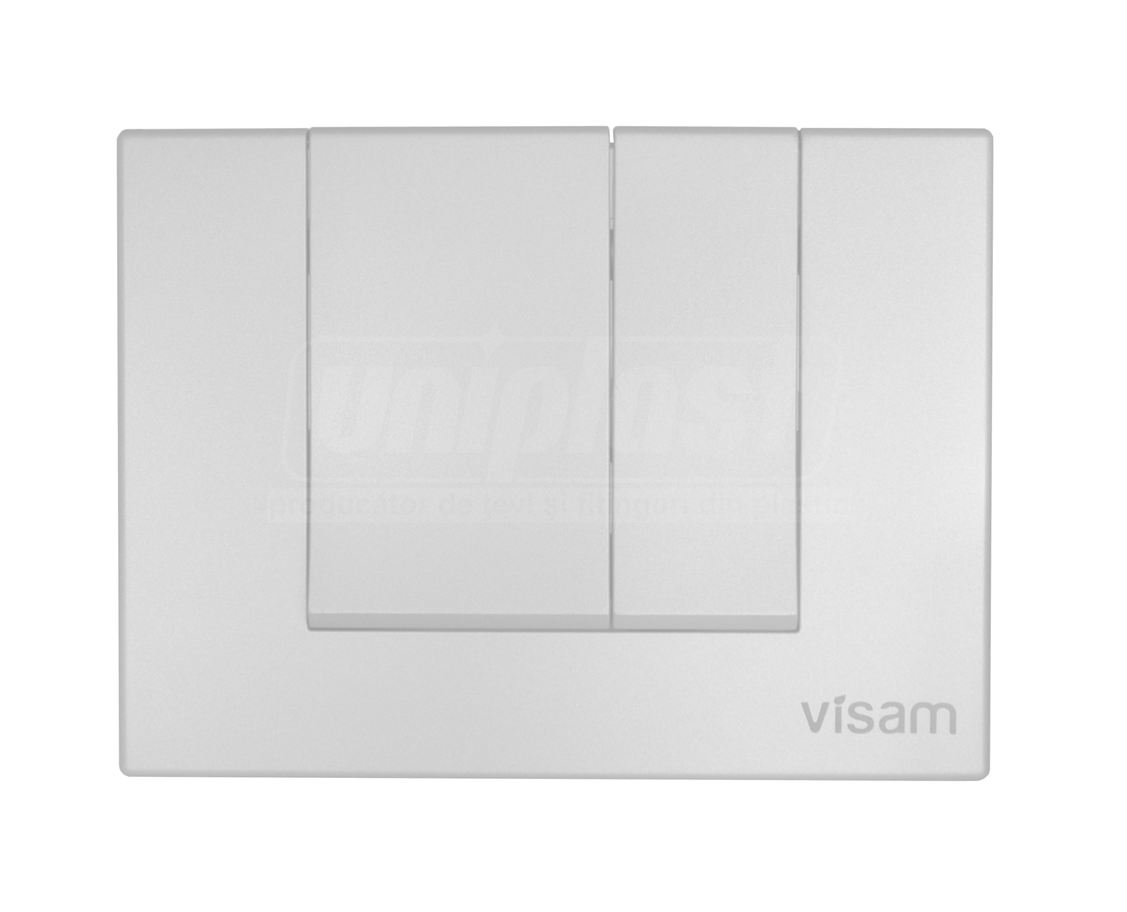 Buton actionare rezervor (incorporabil) ALINDA (alb)  VISAM
