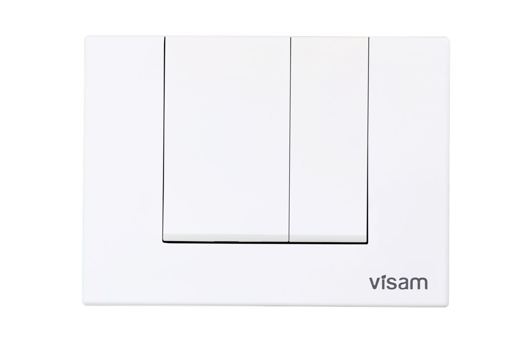 Buton actionare rezervor (incorporabil) ALINDA (alb)  VISAM