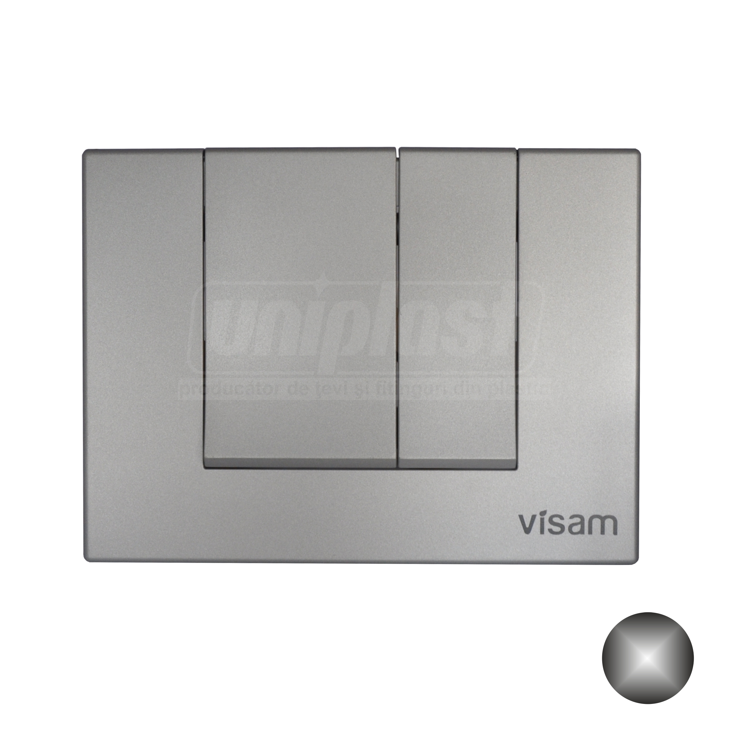 Buton actionare rezervor (incorporabil) ALINDA (crom)  VISAM