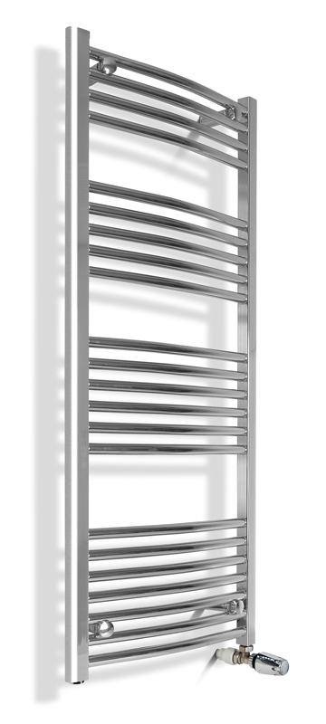 Uscator de prosoape  400 x 1200 mm Curved (crom) Haiti  RADIVA