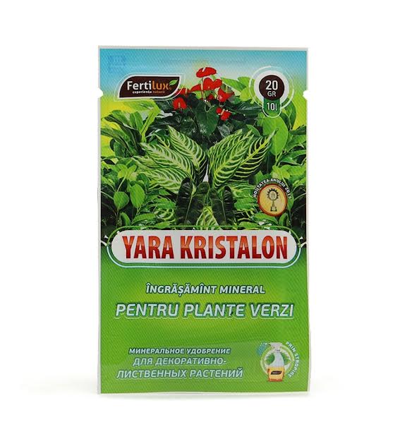 Ingrasaminte minerale pentru plante verzi Kristalon 20 g  FERTILUX