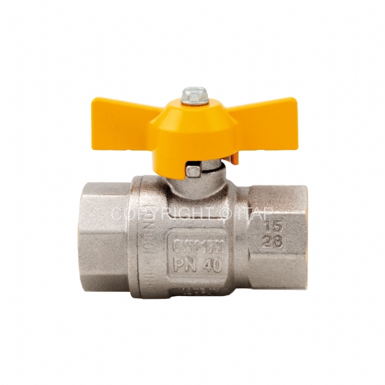 Robinet bila D. 1" FI/FI "GAZ" PN40 fluture 068B001  ITAP