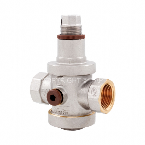 Reductor de presiune D. 1.1/4" FE/FE PN25 cu iesire pentru manometru 143MM  ITAP