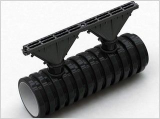 Palnie fonta cu grila FUNNEL D.110 L=500 mm H=300 mm B=75 mm  MUFLESYSTEM