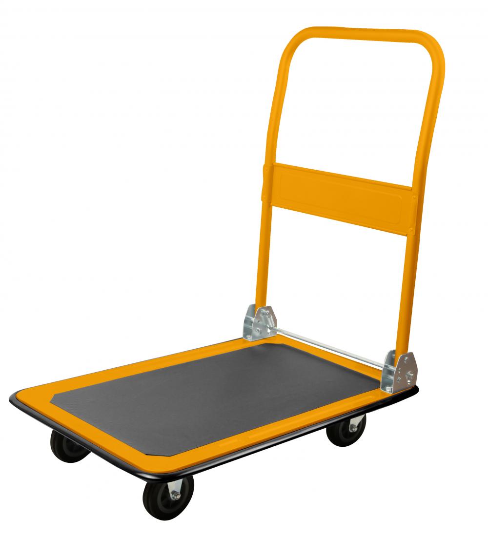 Carucior platforma transport marfa, pliant, 300 kg (900x600x845 mm) Industrial  TOLSEN