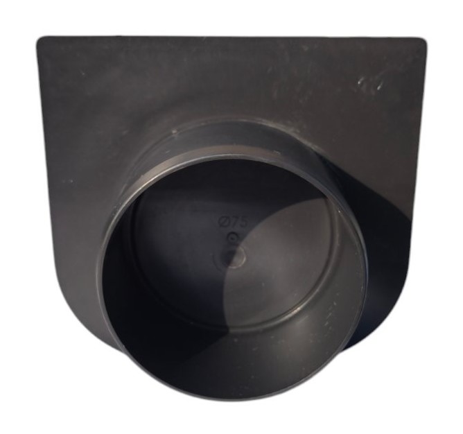 Dop-scurgere pentru rigola PP 100x100 mm D. 75 (Art. 50011010075)  SAB