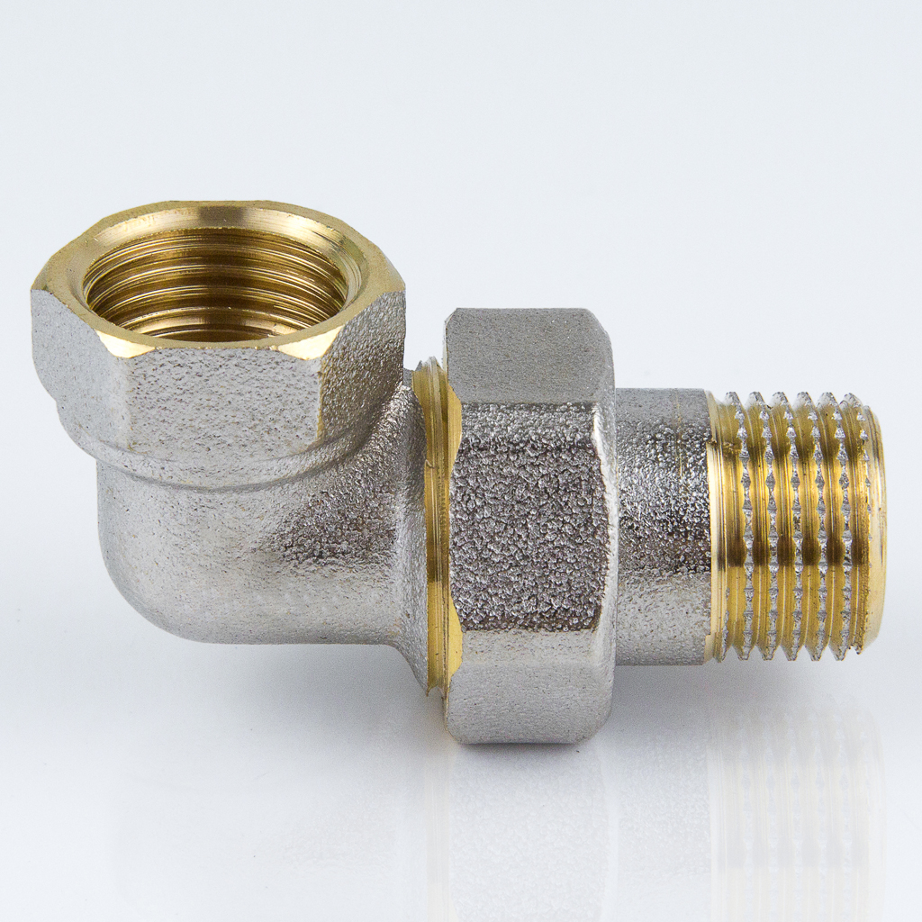 Угол с накидной гайкой D. 1.1/4" П/М бронзовый