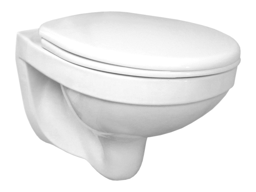 Vas WC suspendat cu capac PP Alfa  SANTERI SK (RU)