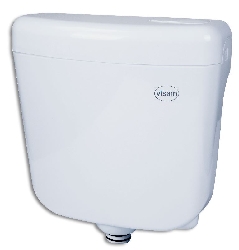 Rezervor WC ALFA (buton plastic) сu alimentare inferioara 6 L  VISAM
