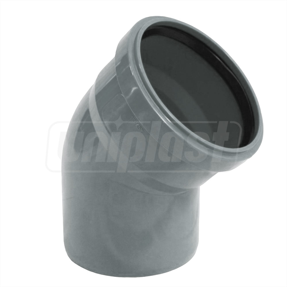 Отвод ПП D.110 / 45°  UNIPLAST