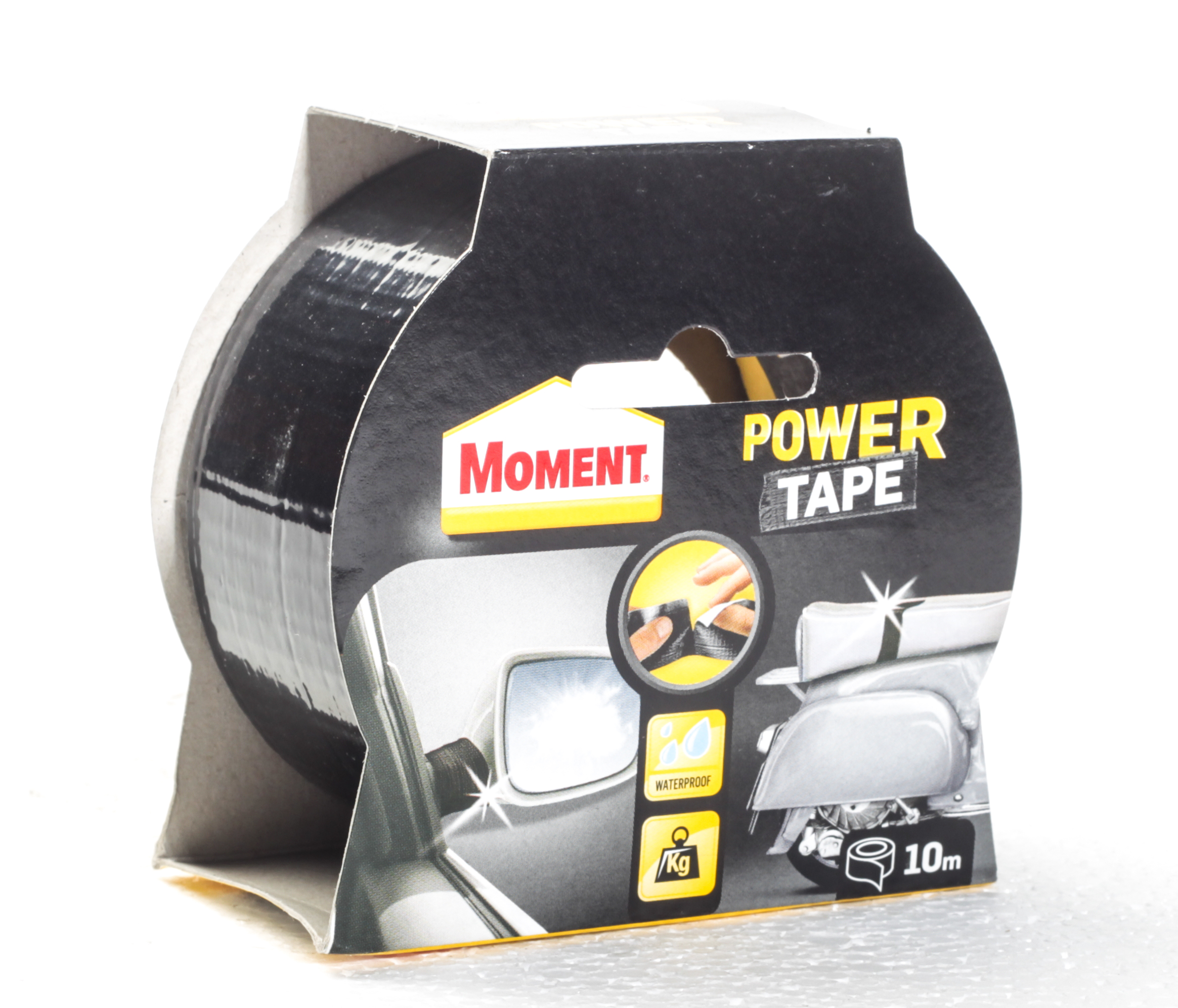 Banda adeziva armata (neagra) Power Tape 50 mm x 10 m  MOMENT