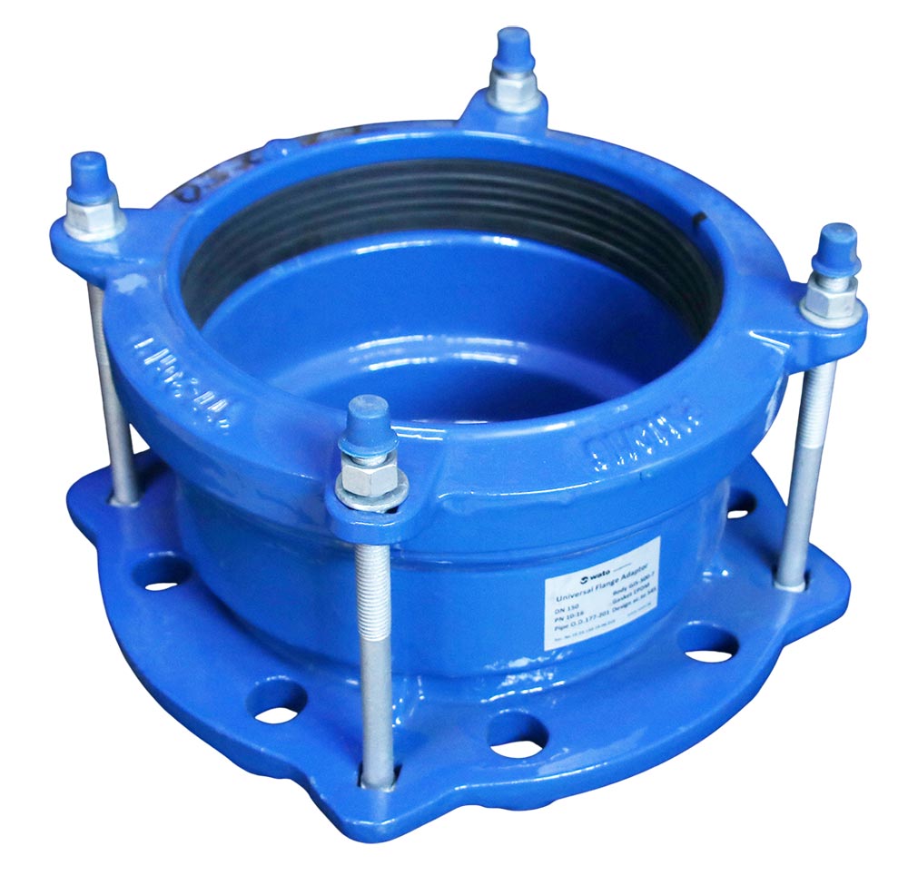 Adaptor flansa fonta larga toleranta pentru tevi otel/fonta D.300 (315-332) PN10 (12 gauri)  WATO