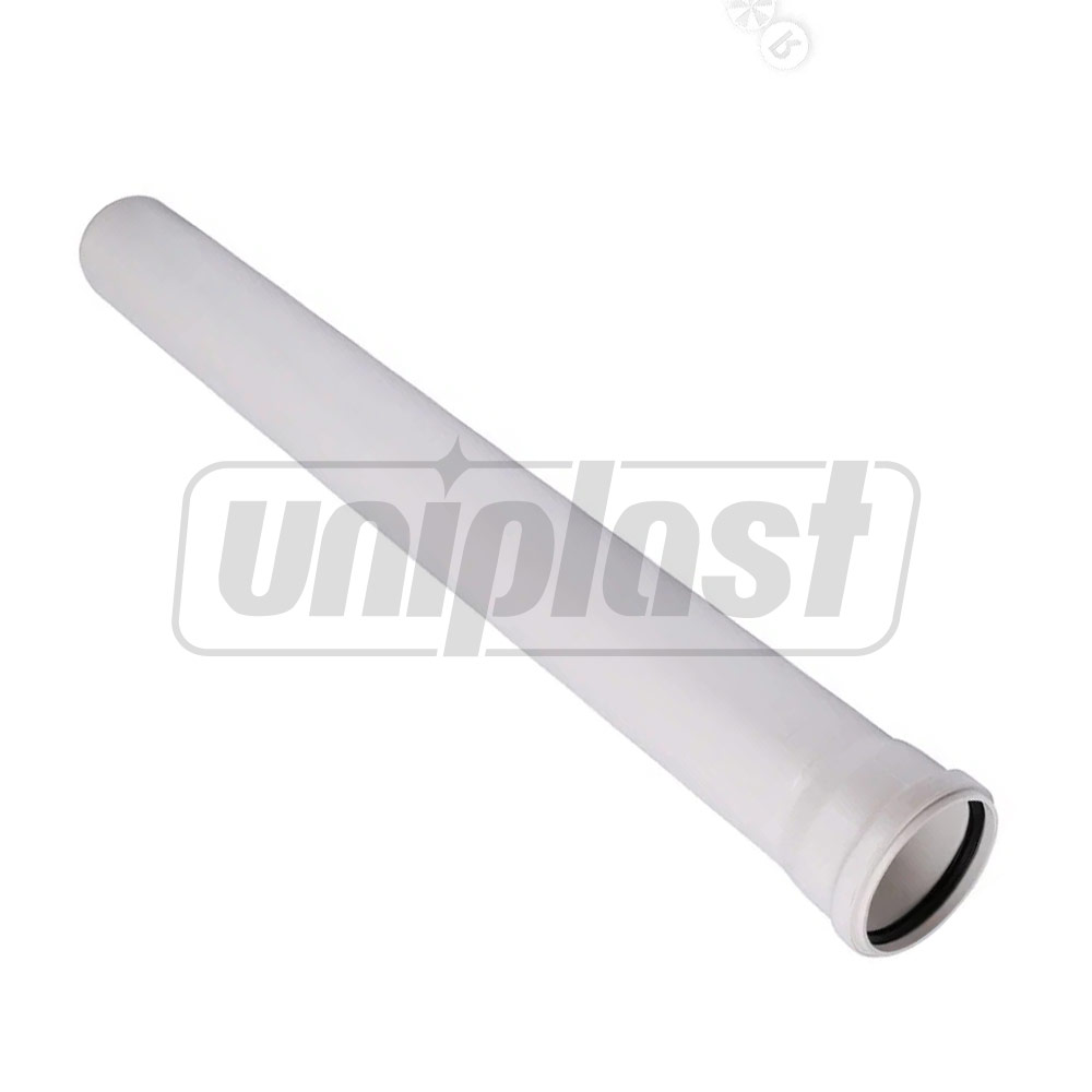 Teava PVC D. 50 L=1 m / 1.8 mm (alba)  EGEPLAST