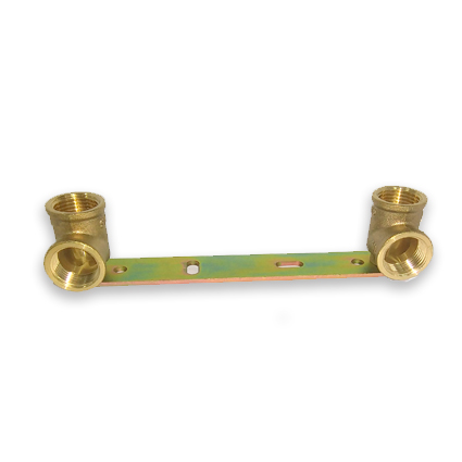 Suport baterie cu coturi alama D. 1/2" FI/FI HY