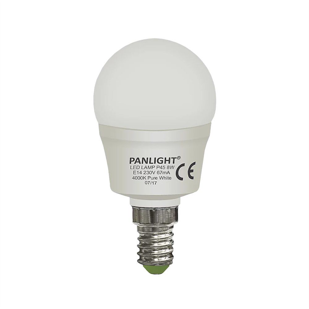 Лампочка светодиодная мини P45 8W E14 230V 3000K PL (31924)