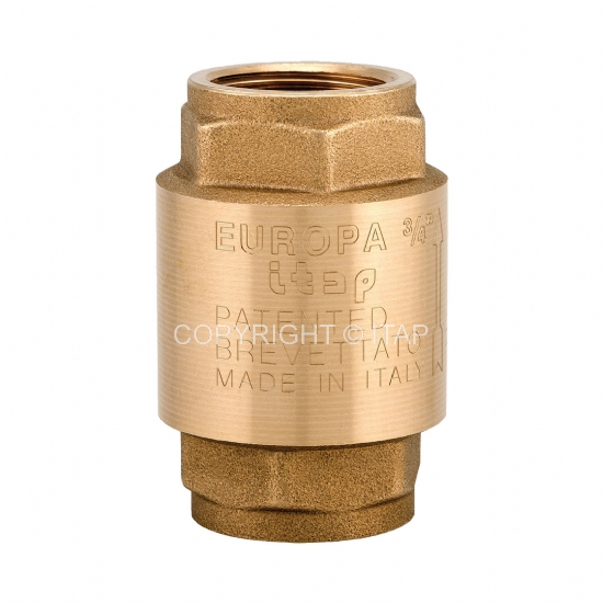 Supapa cu arc D.   3/8" FI/FI alama BRASS PN25 EUROPA® 100  ITAP