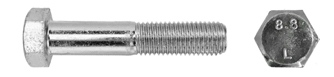 Bulon zincat M20x140 filetat partial PM